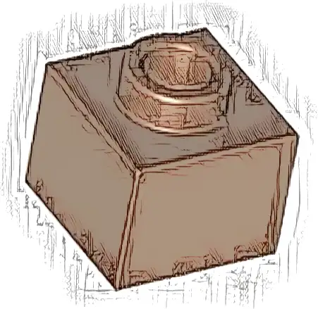 Brick, Modified 1 x 1 x 2/3 with Open Stud