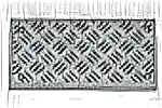 Część LEGO® 87079pb0100 Płytka 2 x 4 z Blachą Ryflowaną i 4 Srebrnymi i Białymi Nitami Wzór (Naklejka) - Zestawy 4205 / 4430 / 60004