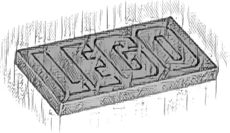 Tile 2 x 4 with Black and Silver Outlined 'LEGO' Pattern