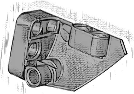 Technic, Panel Fairing # 1 Small Smooth Short, Side A