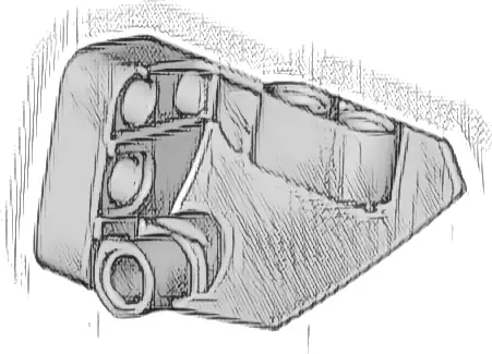 Technic, Panel Fairing # 1 Small Smooth Short, Side A