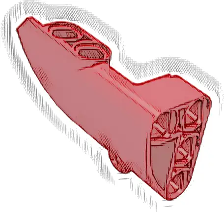 Technic, Panel Fairing # 1 Small Smooth Short, Side A