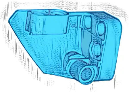 Technic, Panel Fairing # 2 Small Smooth Short, Side B