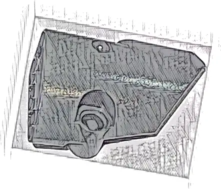 Technic, Panel Fairing # 2 Small Smooth Short, Side B