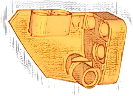 Technic, Panel Fairing # 2 Small Smooth Short, Side B