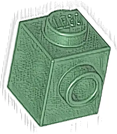 Brick, Modified 1 x 1 with Stud on Side