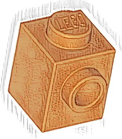 Brick, Modified 1 x 1 with Stud on Side