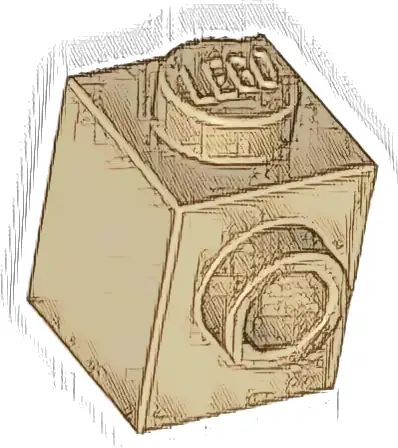 Brick, Modified 1 x 1 with Stud on Side