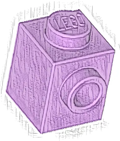 Brick, Modified 1 x 1 with Stud on Side