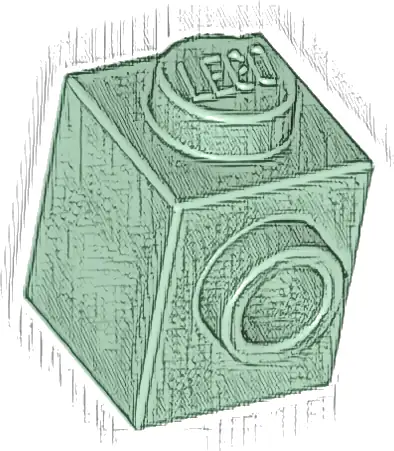 Brick, Modified 1 x 1 with Stud on Side