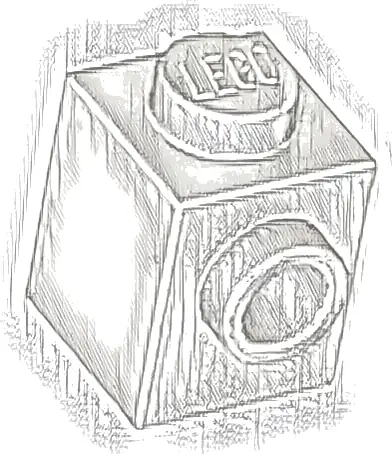 Brick, Modified 1 x 1 with Stud on Side