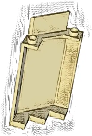 Panel 3 x 3 x 6 Corner Wall without Bottom Indentations