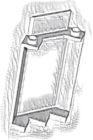 Panel 3 x 3 x 6 Corner Wall without Bottom Indentations