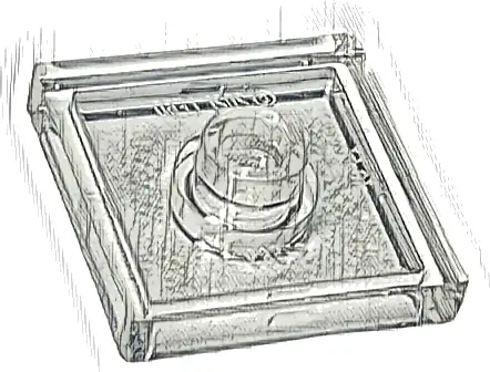 Plate, Modified 2 x 2 with Groove and 1 Stud in Center (Jumper)