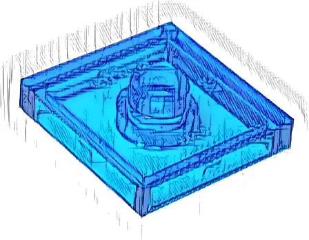 Plate, Modified 2 x 2 with Groove and 1 Stud in Center (Jumper)