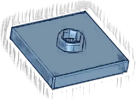 Plate, Modified 2 x 2 with Groove and 1 Stud in Center (Jumper)