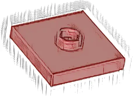 Plate, Modified 2 x 2 with Groove and 1 Stud in Center (Jumper)