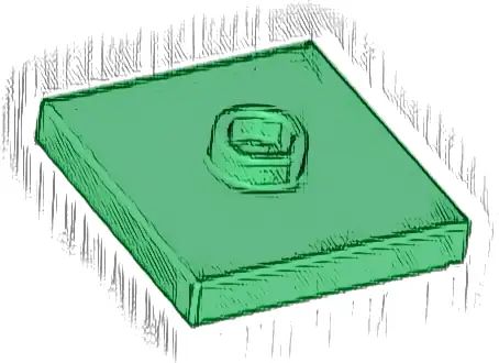 Plate, Modified 2 x 2 with Groove and 1 Stud in Center (Jumper)