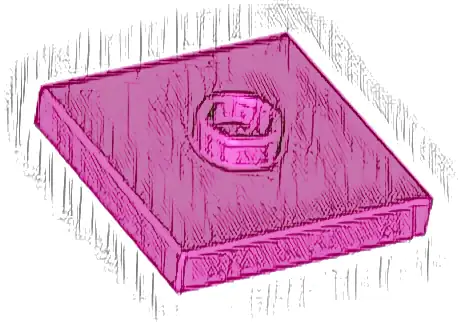 Plate, Modified 2 x 2 with Groove and 1 Stud in Center (Jumper)