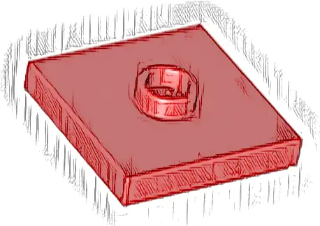 Plate, Modified 2 x 2 with Groove and 1 Stud in Center (Jumper)