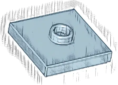 Plate, Modified 2 x 2 with Groove and 1 Stud in Center (Jumper)