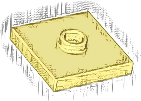 Plate, Modified 2 x 2 with Groove and 1 Stud in Center (Jumper)