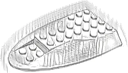Aircraft Fuselage Aft Section Curved Top 6 x 10