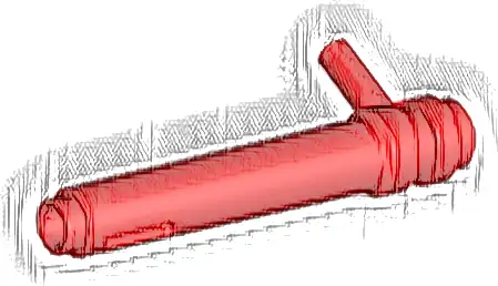 Cylinder 1 x 5 1/2 with Bar Handle (Friction Cylinder)