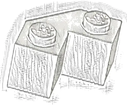 Brick, Modified Facet 2 x 2