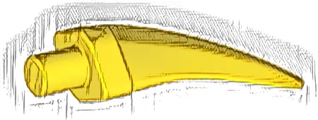 Barb / Claw / Horn / Tooth - Medium