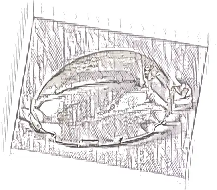 Windscreen 6 x 4 x 2 Bubble Canopy with Bar Handle