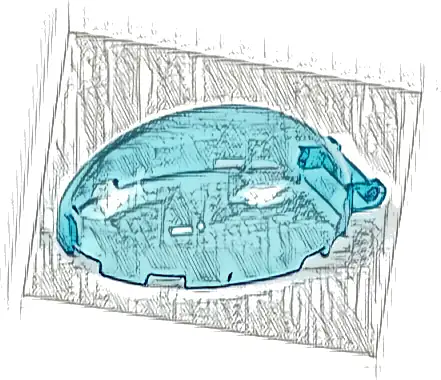 Windscreen 6 x 4 x 2 Bubble Canopy with Bar Handle