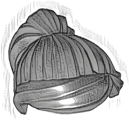 Minifigure, Hair Female Ponytail and Swept Sideways Fringe