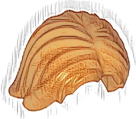 Minifigure, Hair Mid-Length Tousled with Center Part