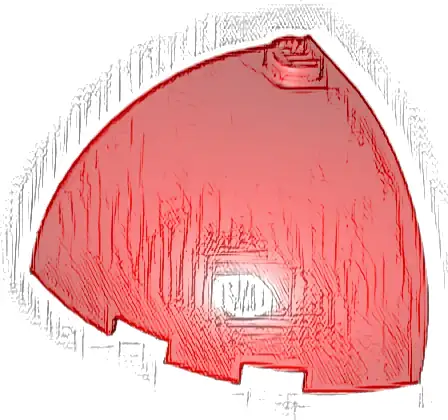 Brick, Round Corner 3 x 3 x 2 Dome Top