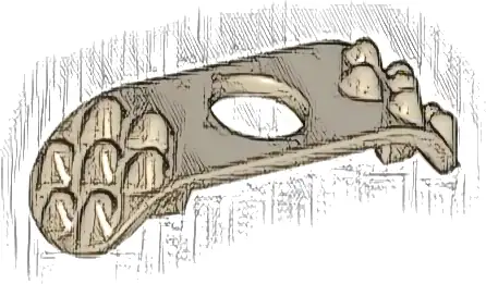 Minifigure Armor Shoulder Pads with Spikes on Top