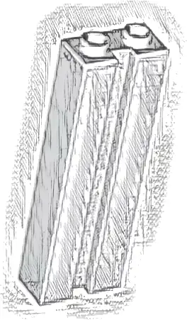 Brick, Modified 1 x 2 x 5 with Channel