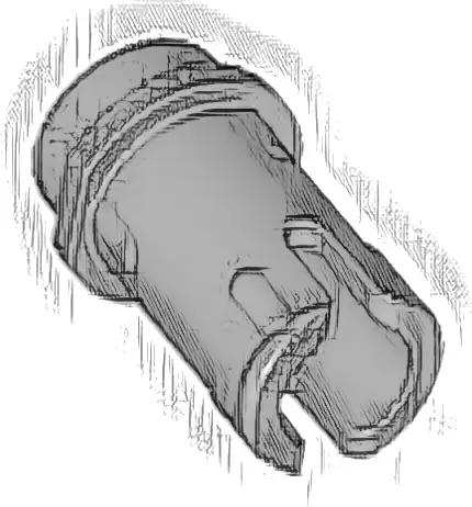 Technic, Pin 1/2 with Friction Ridges