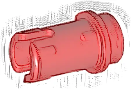 Technic, Pin 1/2 with Friction Ridges