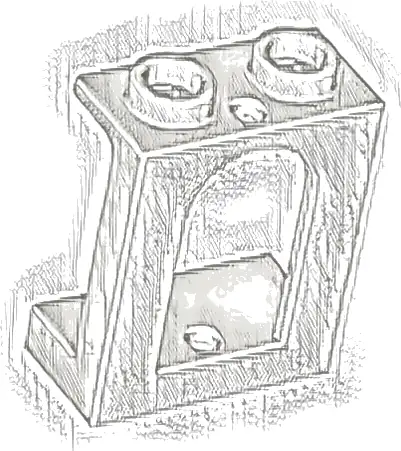 Window 1 x 2 x 2 Castle