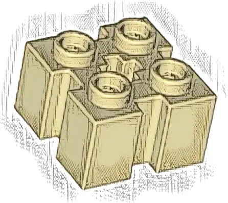 Brick, Modified 2 x 2 with Channels and Axle Hole
