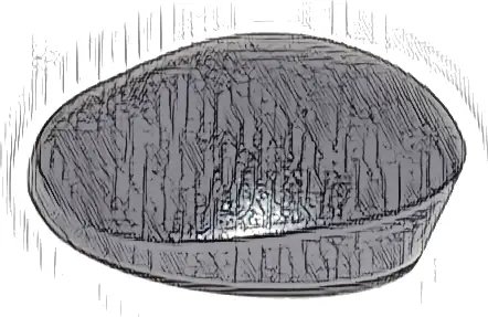 Minifigure, Headgear Hat, Beret