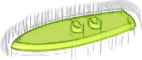 Minifigure, Utensil Surfboard Standard