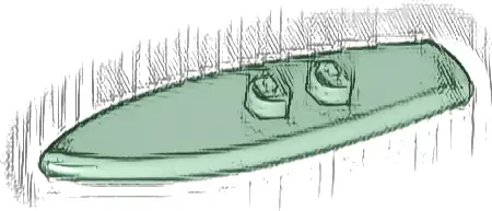 Minifigure, Utensil Surfboard Standard