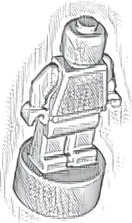 Minifigure, Utensil Statuette / Trophy