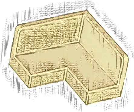 Panel 2 x 2 x 1 Corner