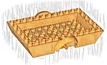 Vehicle, Base 6 x 12 x 2 Trailer with Mudguards and 4 x 10 Recessed Center