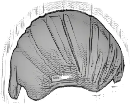 Minifigure, Hair Combed Front to Rear