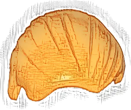 Minifigure, Hair Combed Front to Rear