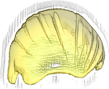 Minifigure, Hair Combed Front to Rear